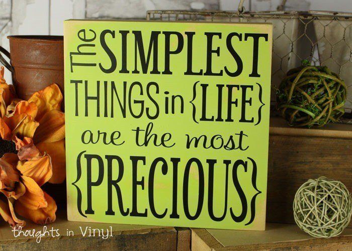 Simple Things In Life