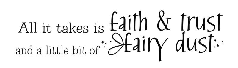 All it takes is Faith and Trust