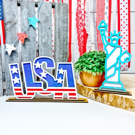 Winlyn 18 Sets 4th of July Craft Kits Patriotic Kids Crafts DIY